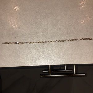 10kt gold bracelet. .05 total diamond weight